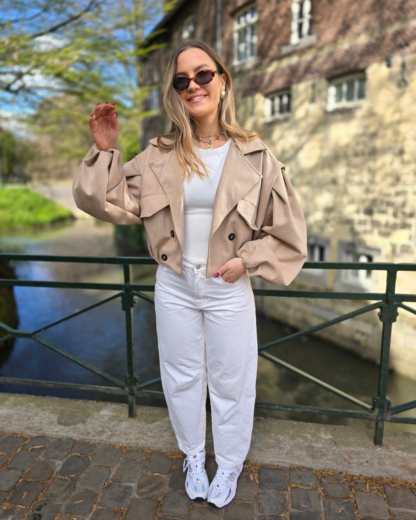 Veste suédine BILLIE