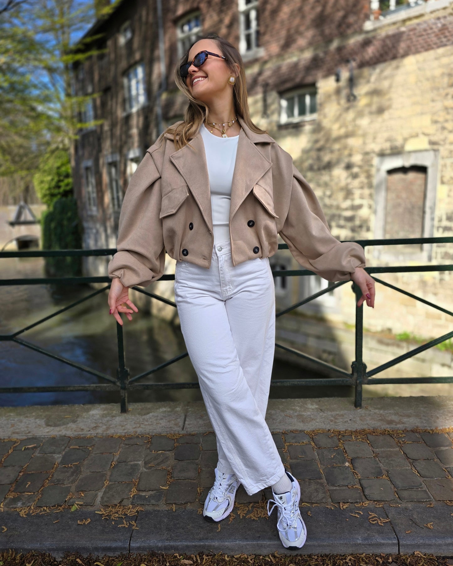 Veste suédine BILLIE