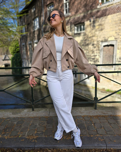 Veste suédine BILLIE