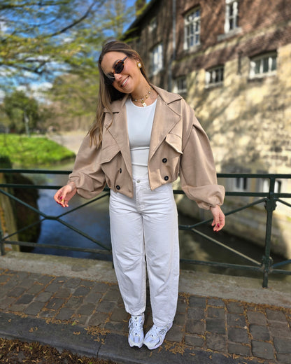 Veste suédine BILLIE