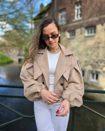 Veste suédine BILLIE