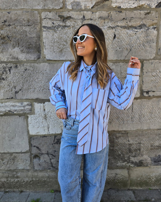 Chemise cravate NOA