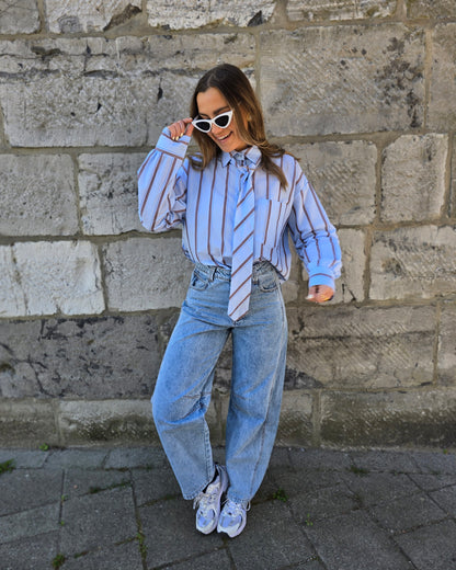 Chemise cravate NOA