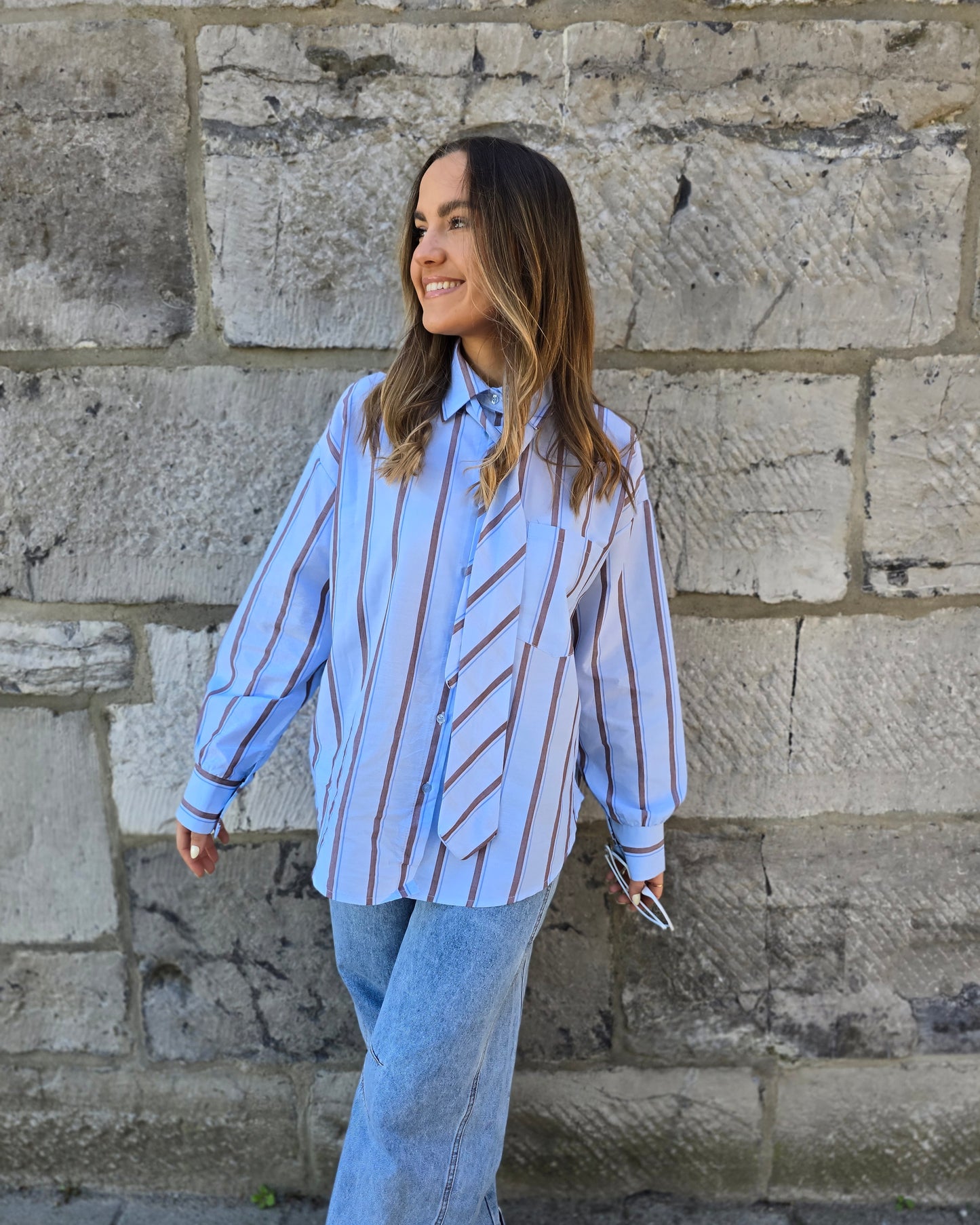 Chemise cravate NOA