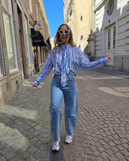 Chemise cravate NOA