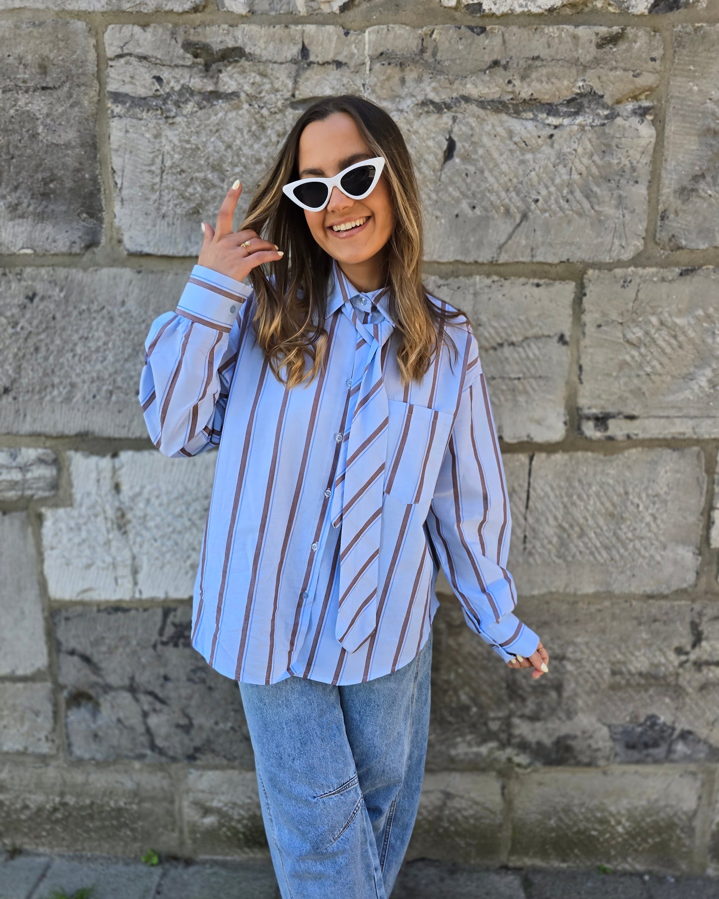 Chemise cravate NOA