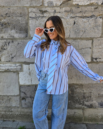Chemise cravate NOA