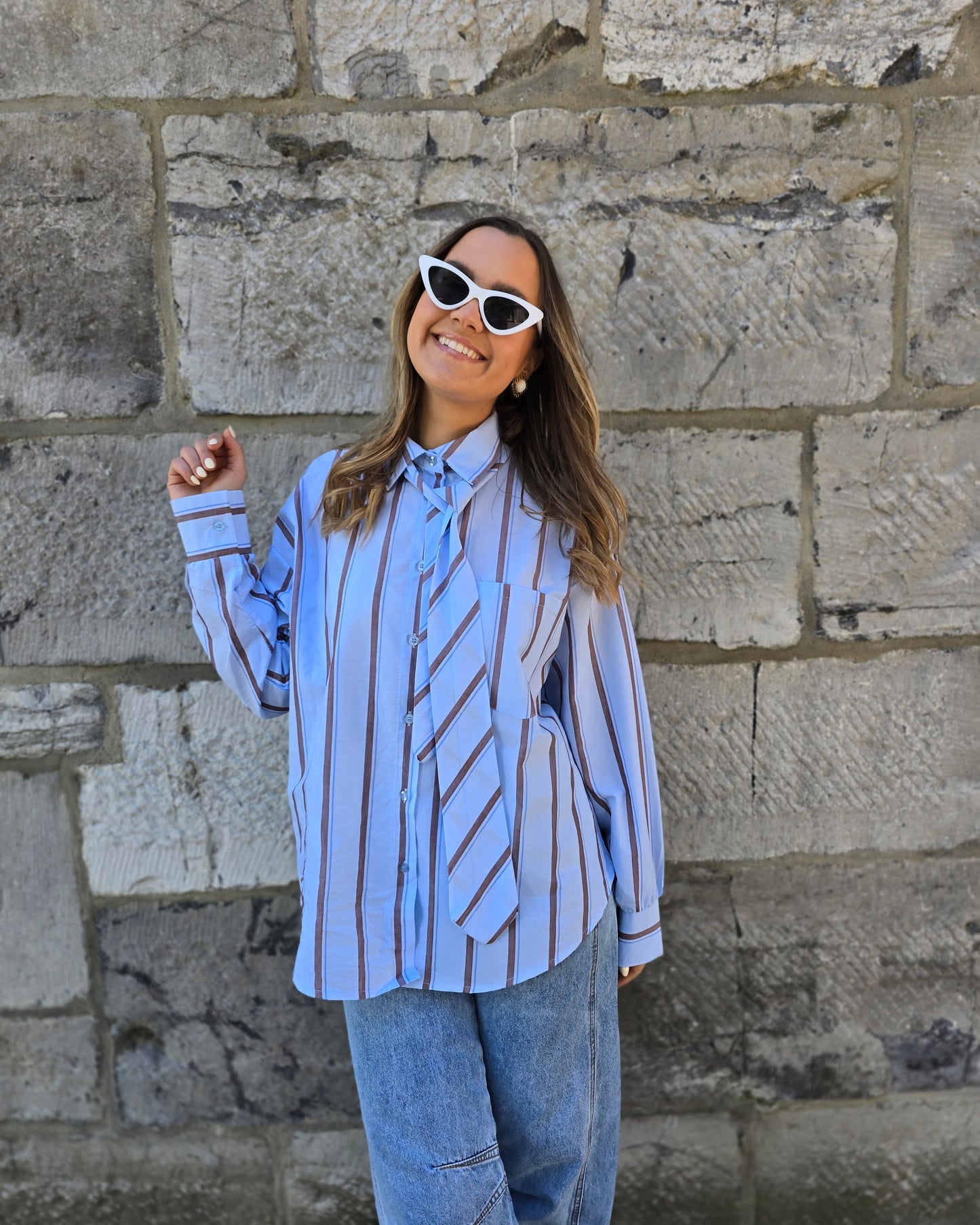 Chemise cravate NOA