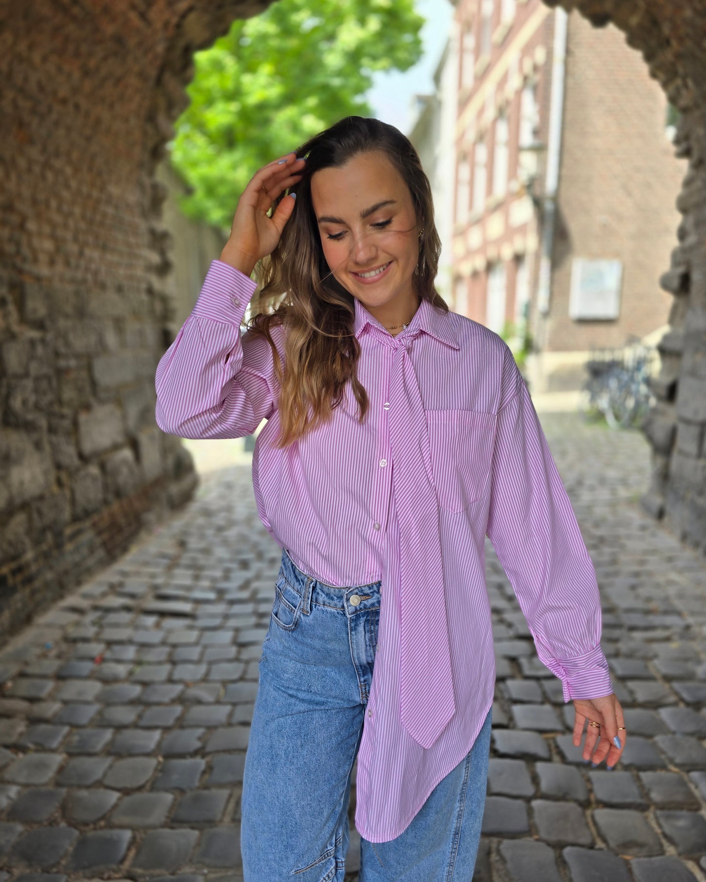 Chemise cravate SOLÈNE
