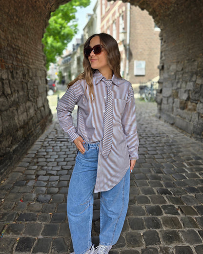 Chemise cravate SOLÈNE
