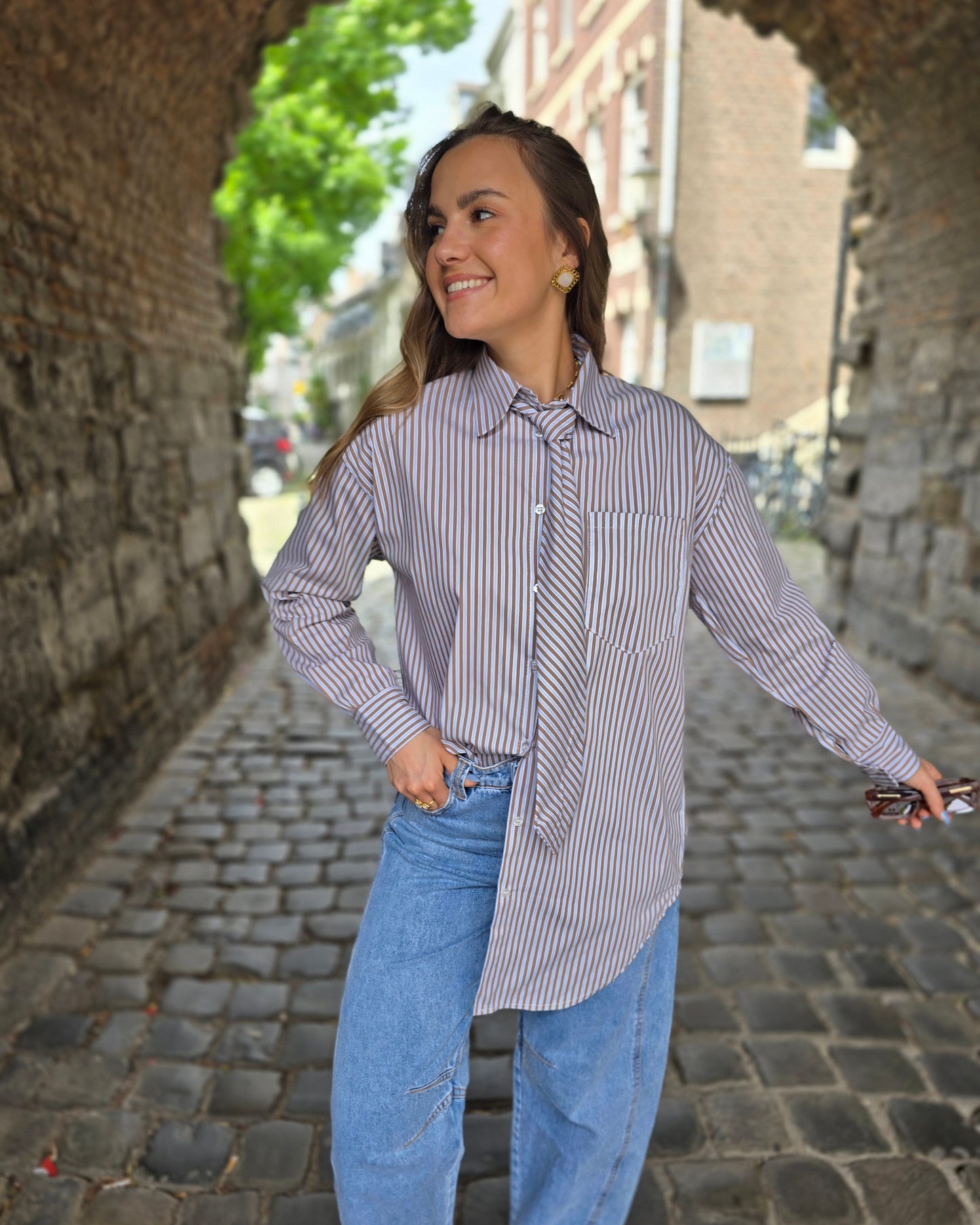 Chemise cravate SOLÈNE