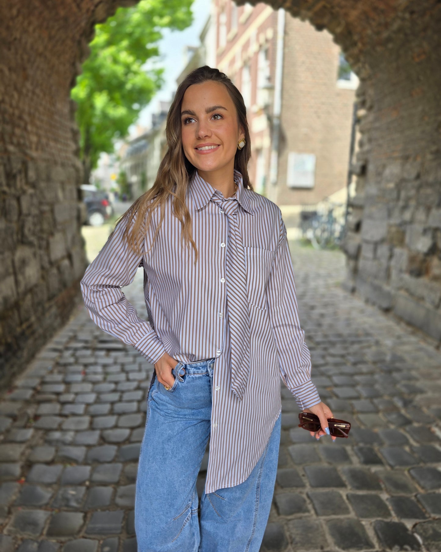 Chemise cravate SOLÈNE