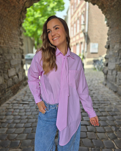 Chemise cravate SOLÈNE